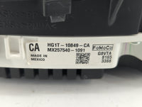 2017-2019 Ford Taurus Instrument Cluster Speedometer Gauges P/N:HG1T-10849-CA Fits Fits 2017 2018 2019 OEM Used Auto Parts -