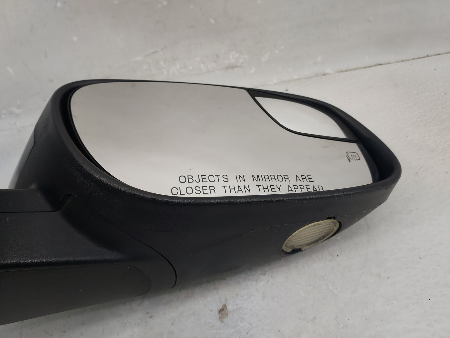 2013-2019 Ford Taurus Passenger Right Side View Manual Door Mirror Black - Oemusedautoparts1.com