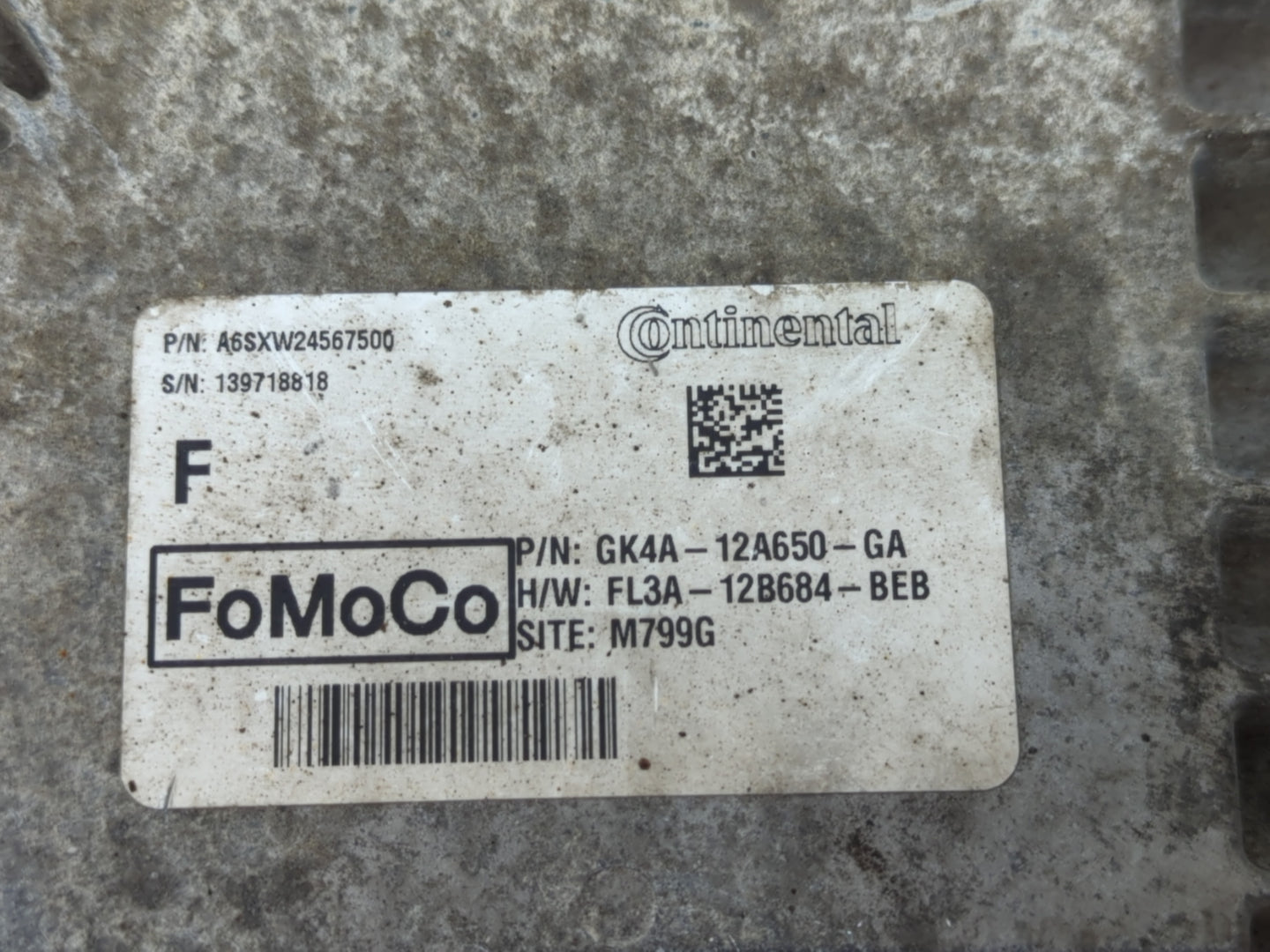 2016-2019 Ford Transit-350 PCM Engine Control Computer ECU ECM PCU OEM P/N:GK4A-12A650-GA Fits Fits 2015 2016 2017 2018 2019