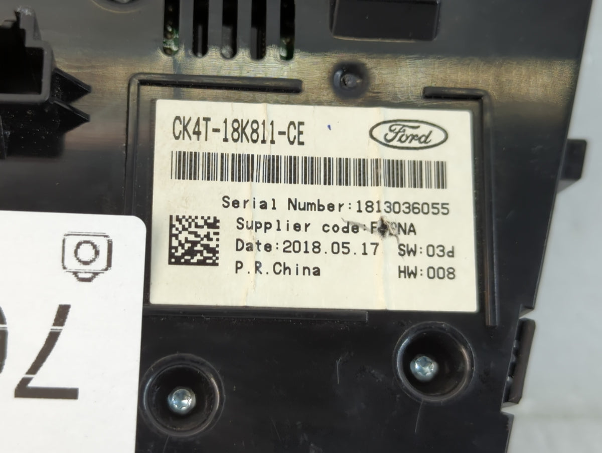 2016-2019 Ford Transit-350 Am Fm Cd Player Radio Receiver 764410 - Oemusedautoparts1.com
