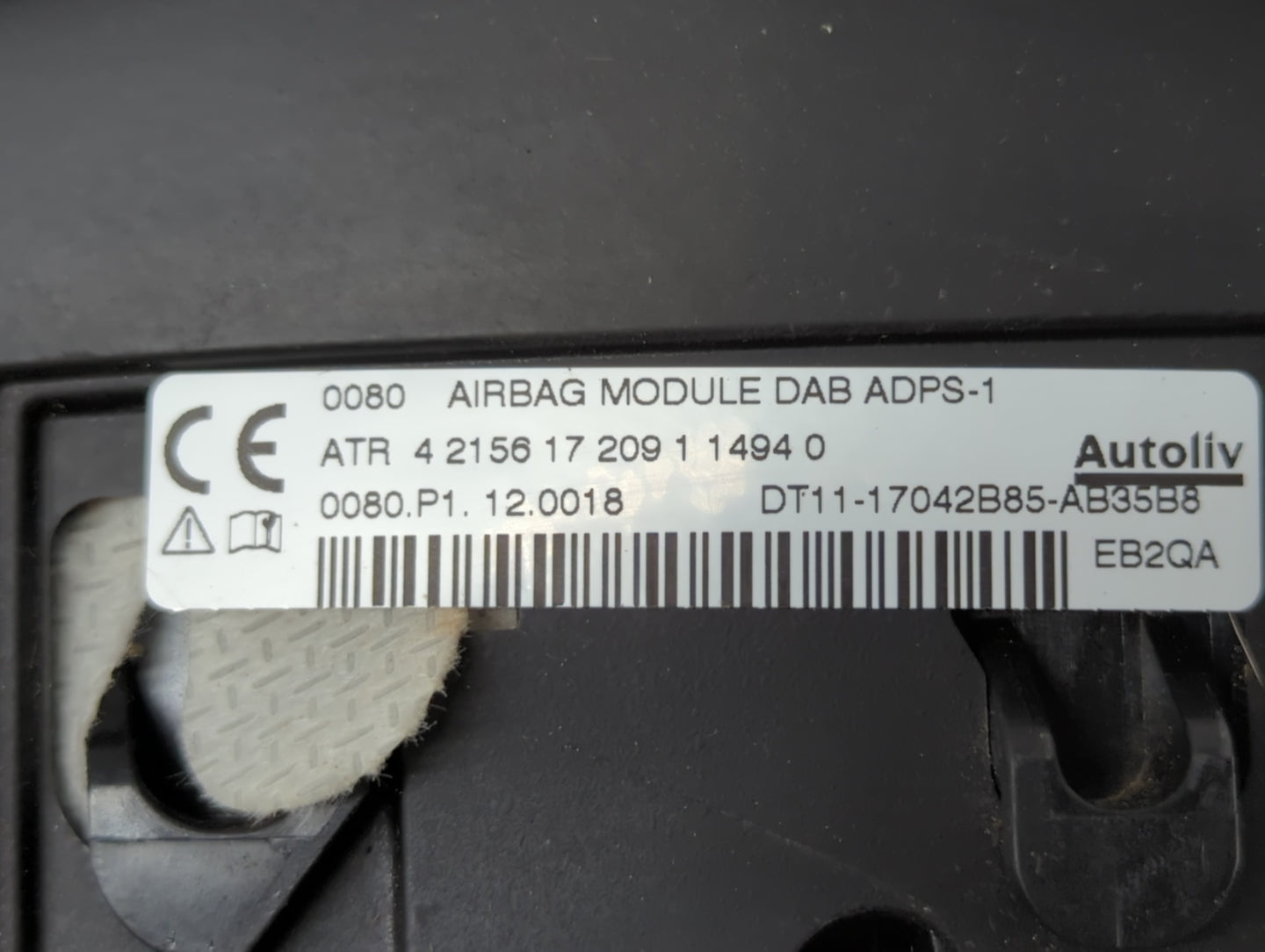 2018 Ford Transit Air Bag Driver Left Steering Wheel Mounted Fits OEM Used Auto Parts - Oemusedautoparts1.com