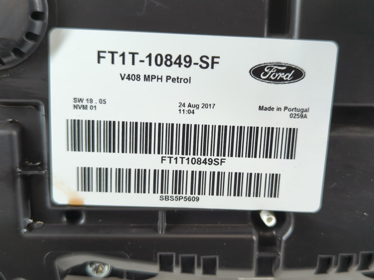 2018 Ford Transit Instrument Cluster Speedometer Gauges P/N:FT1T-10849-SF Miles:53K Fits OEM Used Auto Parts - Oemusedautopa