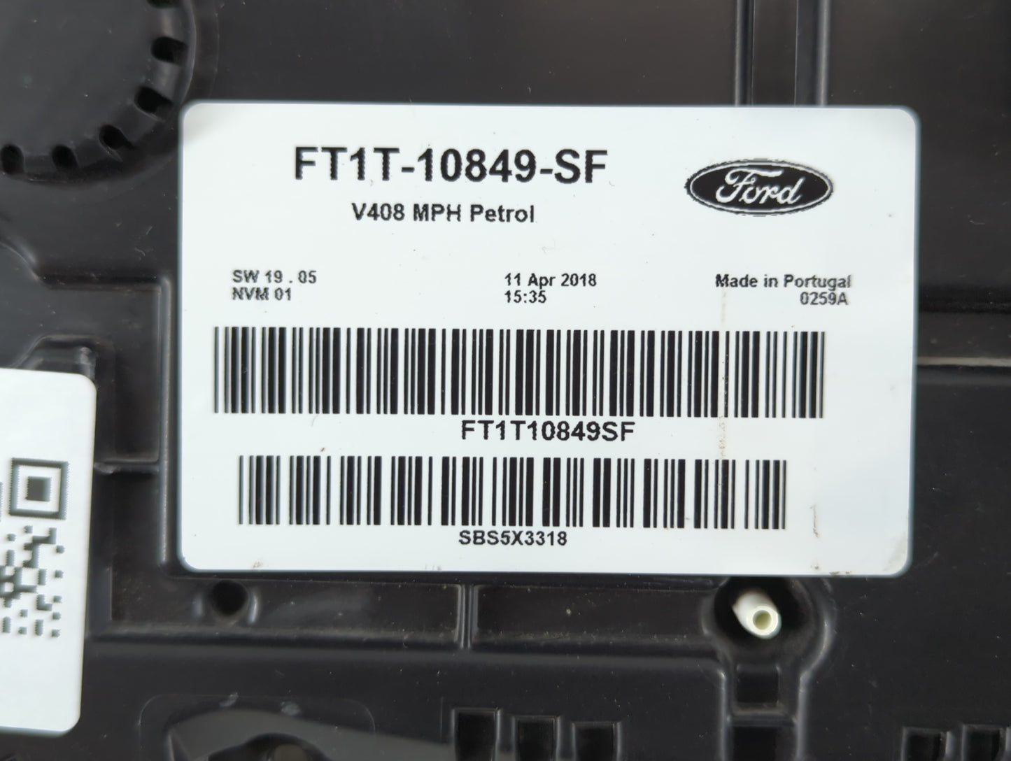 2016-2018 Ford Transit Instrument Cluster Speedometer Gauges P/N:FT1T-10849-SF Fits Fits 2016 2017 2018 OEM Used Auto Parts 