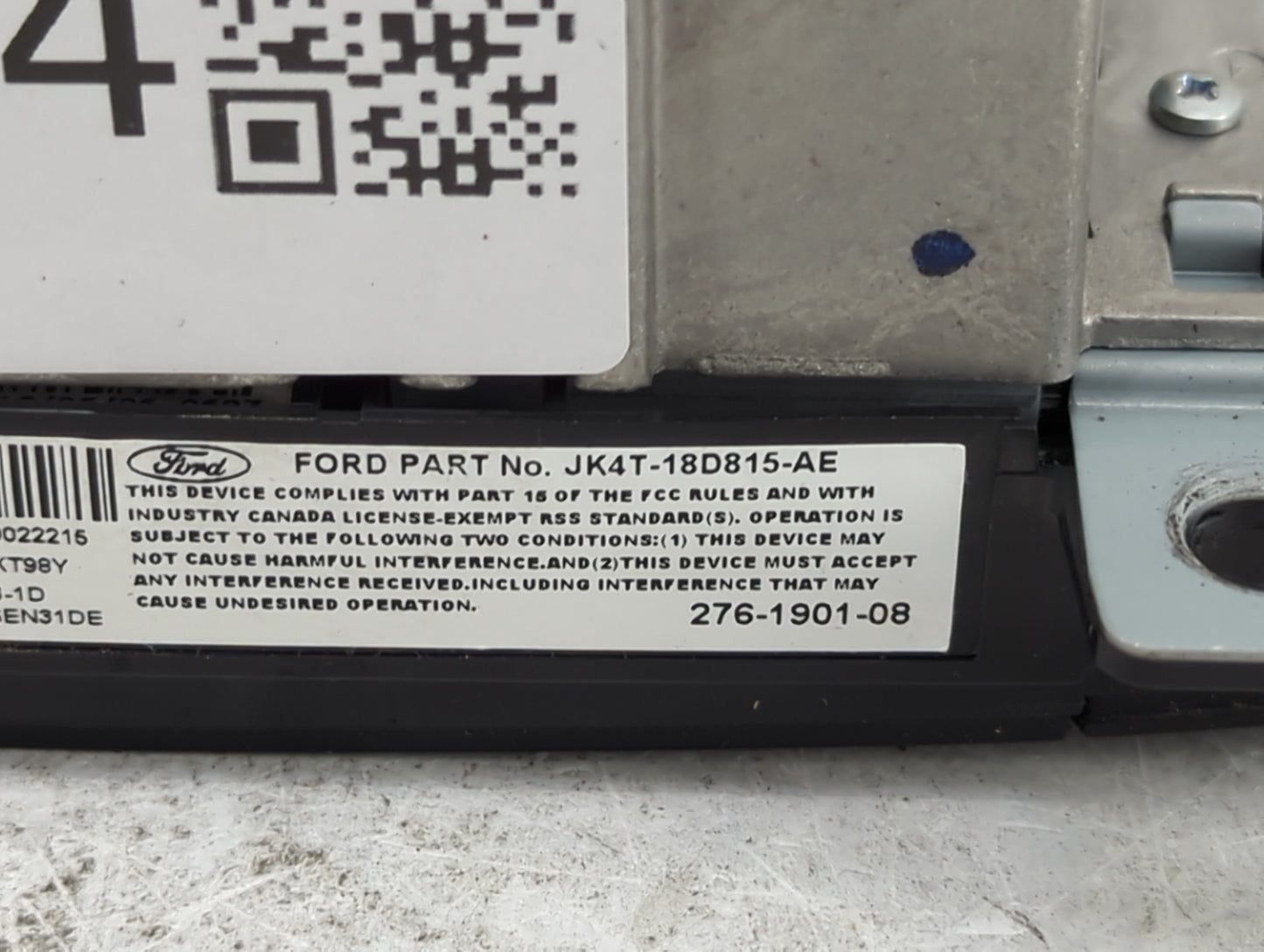 2018 Ford Transit 150 Radio AM FM Cd Player Receiver Replacement P/N:JK4T-18D815-AE 276-1901-08 Fits Fits 2019 OEM Used Auto