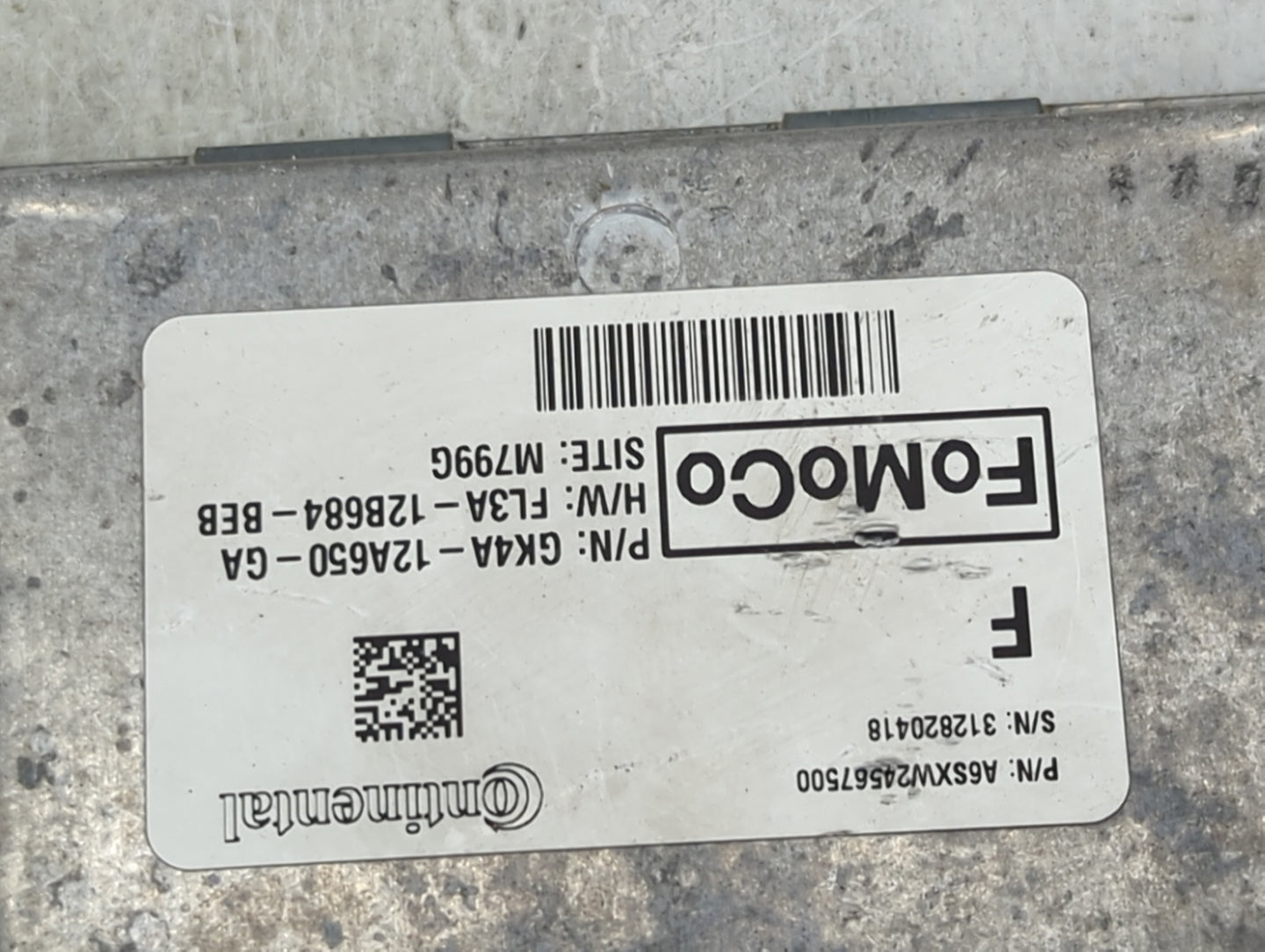 2018 Ford Transit 250 PCM Engine Control Computer ECU ECM PCU OEM P/N:FU5T-14F262-AA GK4A-12A650-GA Fits Fits 2015 2016 2017