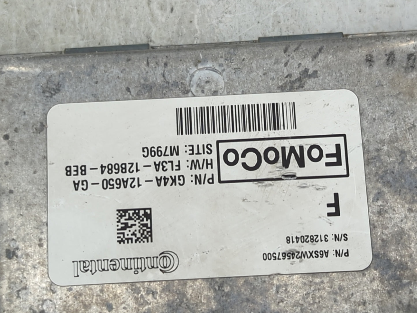 2018 Ford Transit 250 PCM Engine Control Computer ECU ECM PCU OEM P/N:FU5T-14F262-AA GK4A-12A650-GA Fits Fits 2015 2016 2017