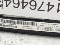 2018 Ford Transit 250 Radio AM FM Cd Player Receiver Replacement P/N:RU-9495V-B CK4T-18K810-AL Fits Fits 2016 2017 2019 OEM 