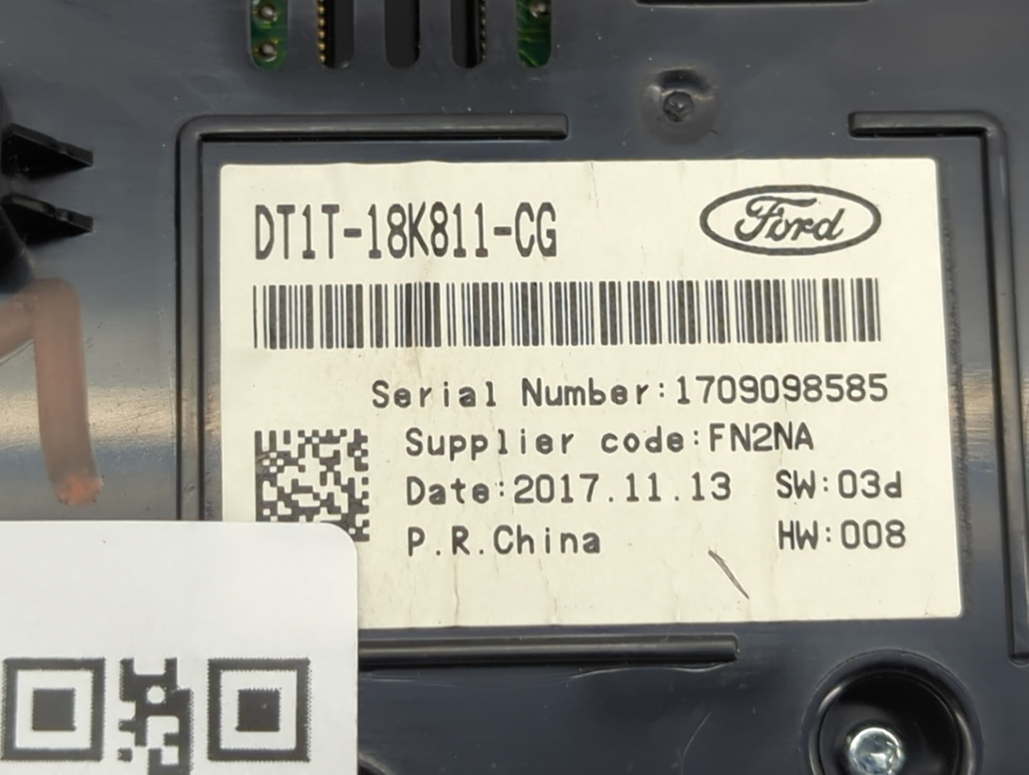 2018 Ford Transit 250 Radio AM FM Cd Player Receiver Replacement P/N:DT1T-18K811-CG Fits Fits 2016 2017 2019 OEM Used Auto P