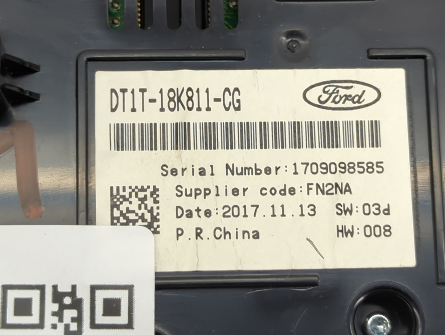 2018 Ford Transit 250 Radio AM FM Cd Player Receiver Replacement P/N:DT1T-18K811-CG Fits Fits 2016 2017 2019 OEM Used Auto P