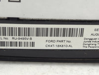 2018 Ford Transit 350 Radio AM FM Cd Player Receiver Replacement P/N:CK4T-18K810-AL RU-9495V-B Fits Fits 2016 2017 2019 OEM 