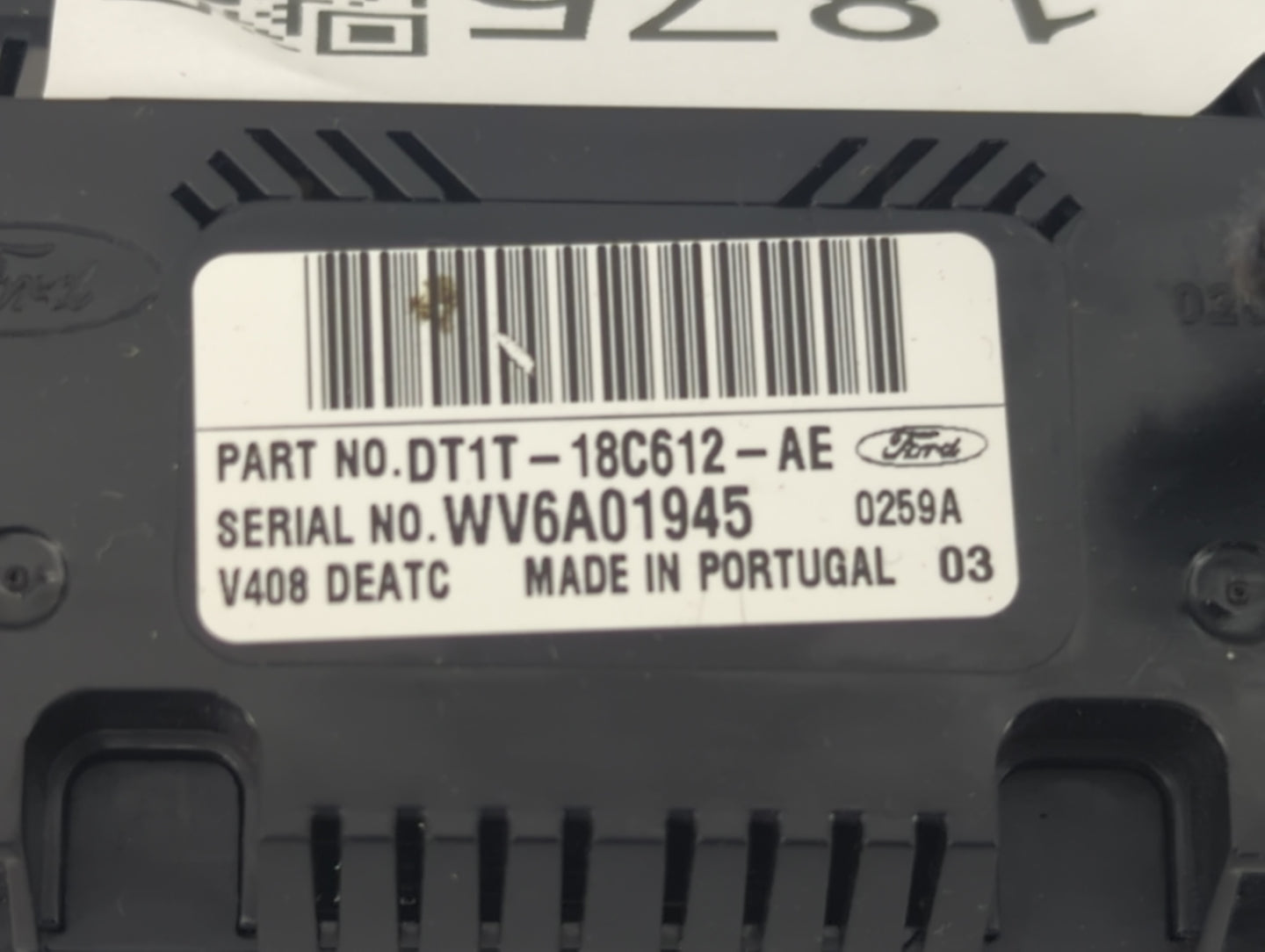 2016-2018 Ford Transit Connect Climate Control Module Temperature AC/Heater Replacement P/N:DT1T-18C612-AE Fits OEM Used Aut