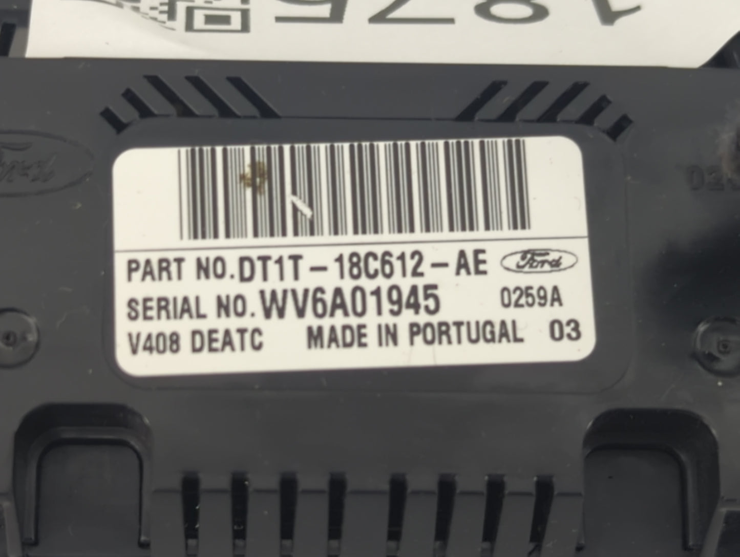2016-2018 Ford Transit Connect Climate Control Module Temperature AC/Heater Replacement P/N:DT1T-18C612-AE Fits OEM Used Aut