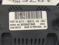 2016-2018 Ford Transit Connect Climate Control Module Temperature AC/Heater Replacement P/N:DT1T-18C612-AE Fits OEM Used Aut