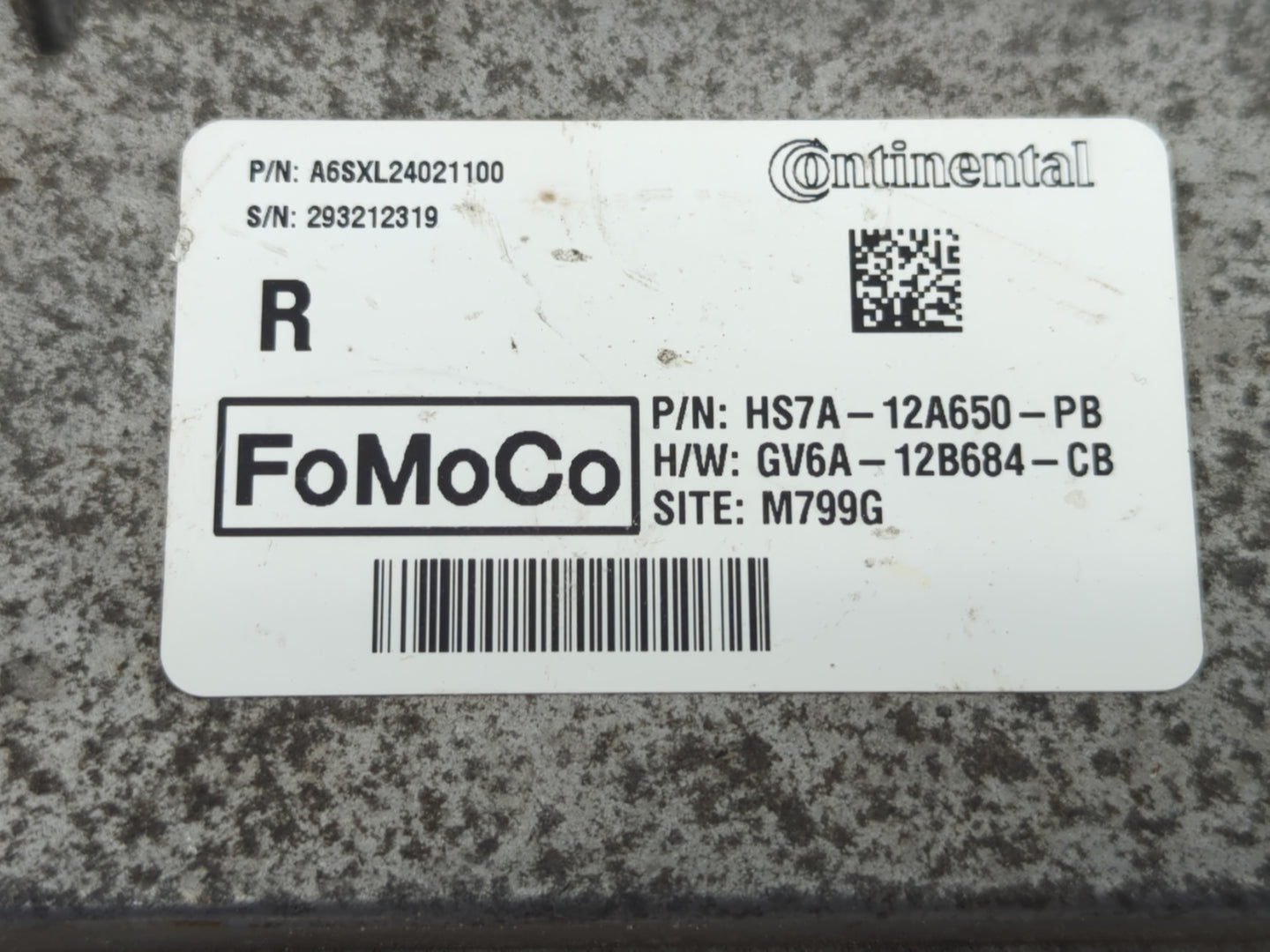 2016-2018 Ford Transit Connect PCM Engine Control Computer ECU ECM PCU OEM P/N:GV6A-12B684-CB Fits Fits 2016 2017 2018 2019 