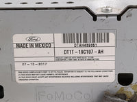 2017-2018 Ford Transit Connect Radio AM FM Cd Player Receiver Replacement P/N:DT1T-19C107-AH Fits Fits 2017 2018 OEM Used Au