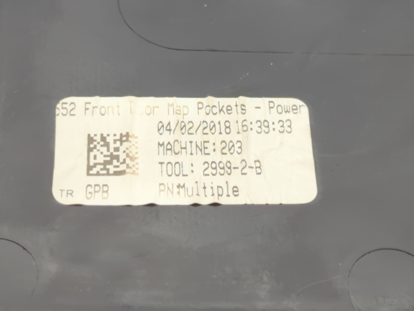 2018 Ford Trucks Ftf150 Rear Left Driver Interior Door Panel Trim - Oemusedautoparts1.com