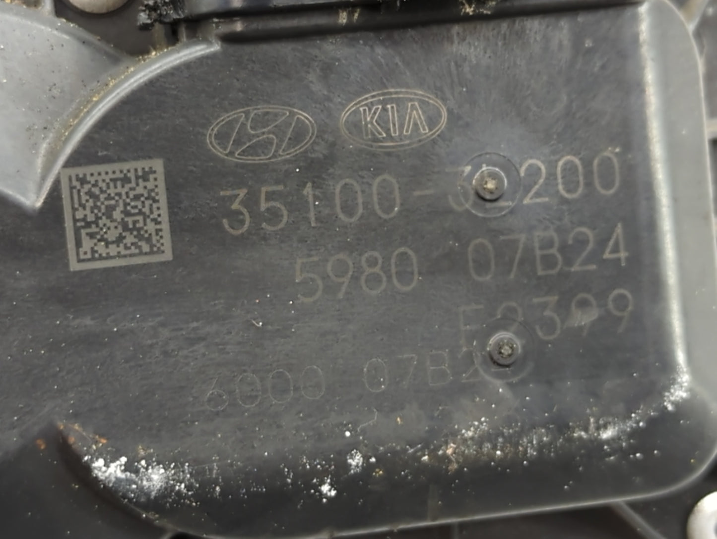 2018-2020 Genesis G80 Throttle Body P/N:5980 07B24 35100-3L200 Fits Fits 2018 2019 2020 OEM Used Auto Parts - Oemusedautopar