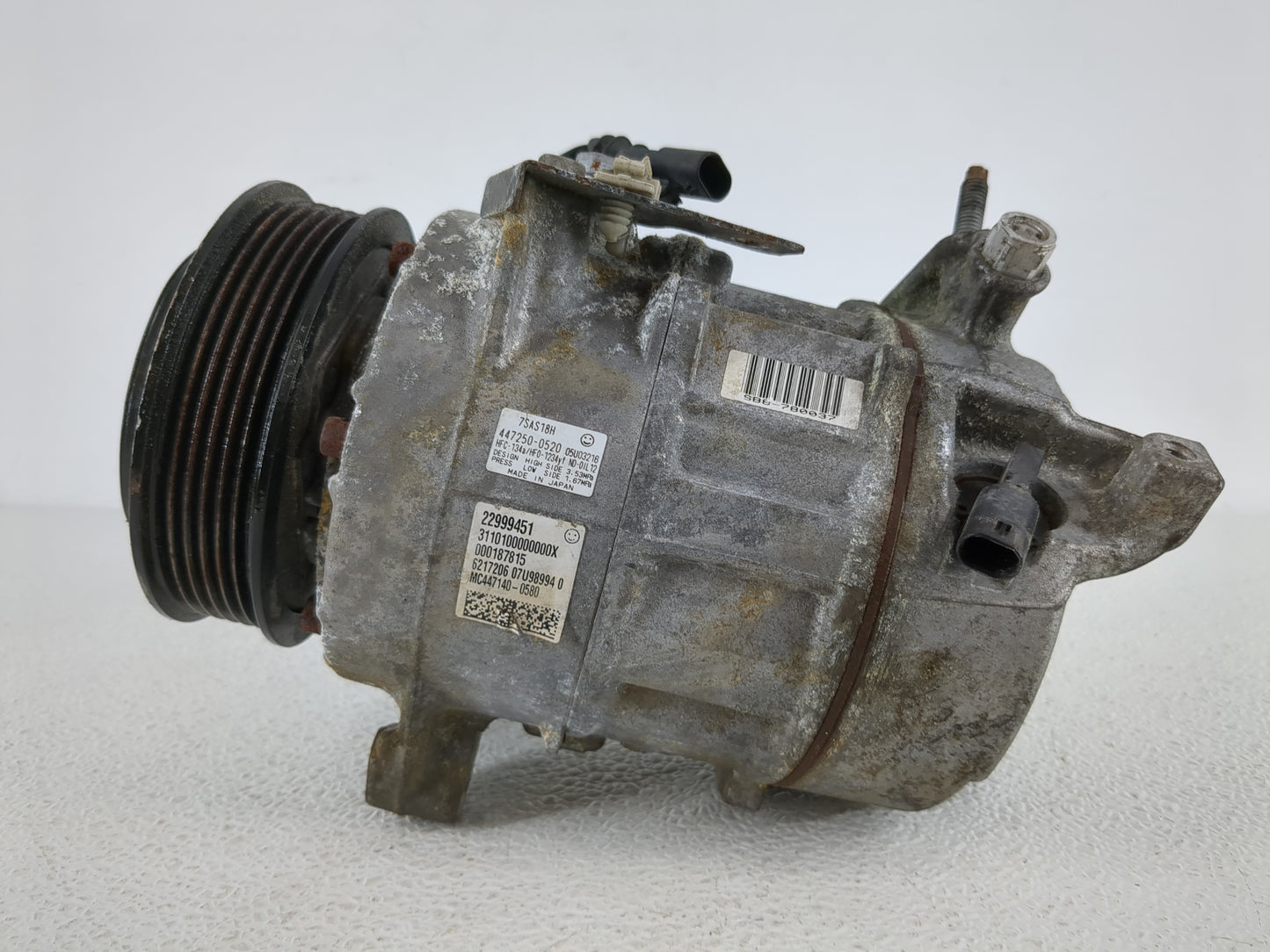 2017-2022 Gmc Acadia Air Conditioning A/c Ac Compressor Oem - Oemusedautoparts1.com
