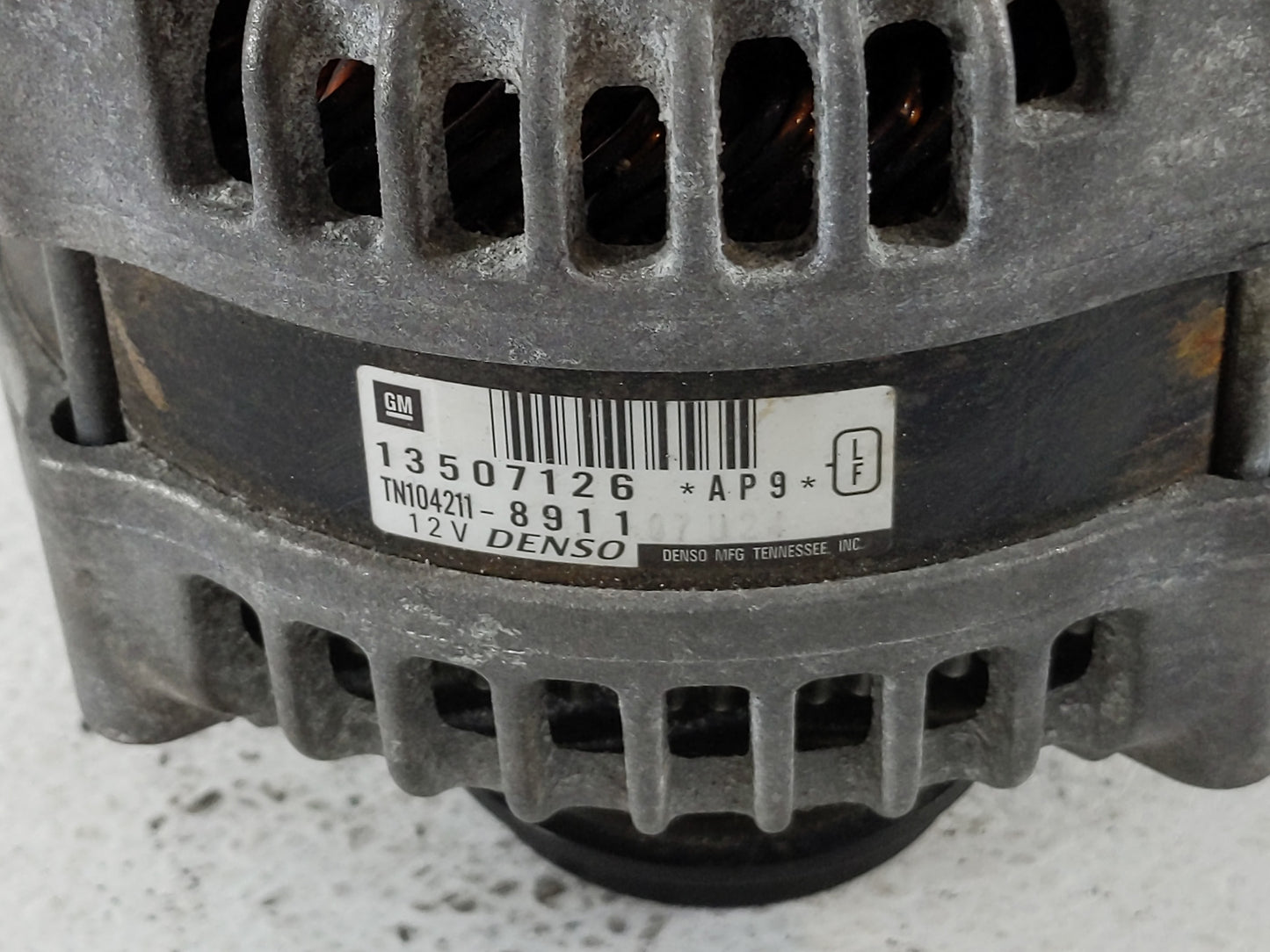 2017-2022 Gmc Acadia Alternator Replacement Generator Charging Assembly Engine OEM P/N:13507126 Fits OEM Used Auto Parts - O