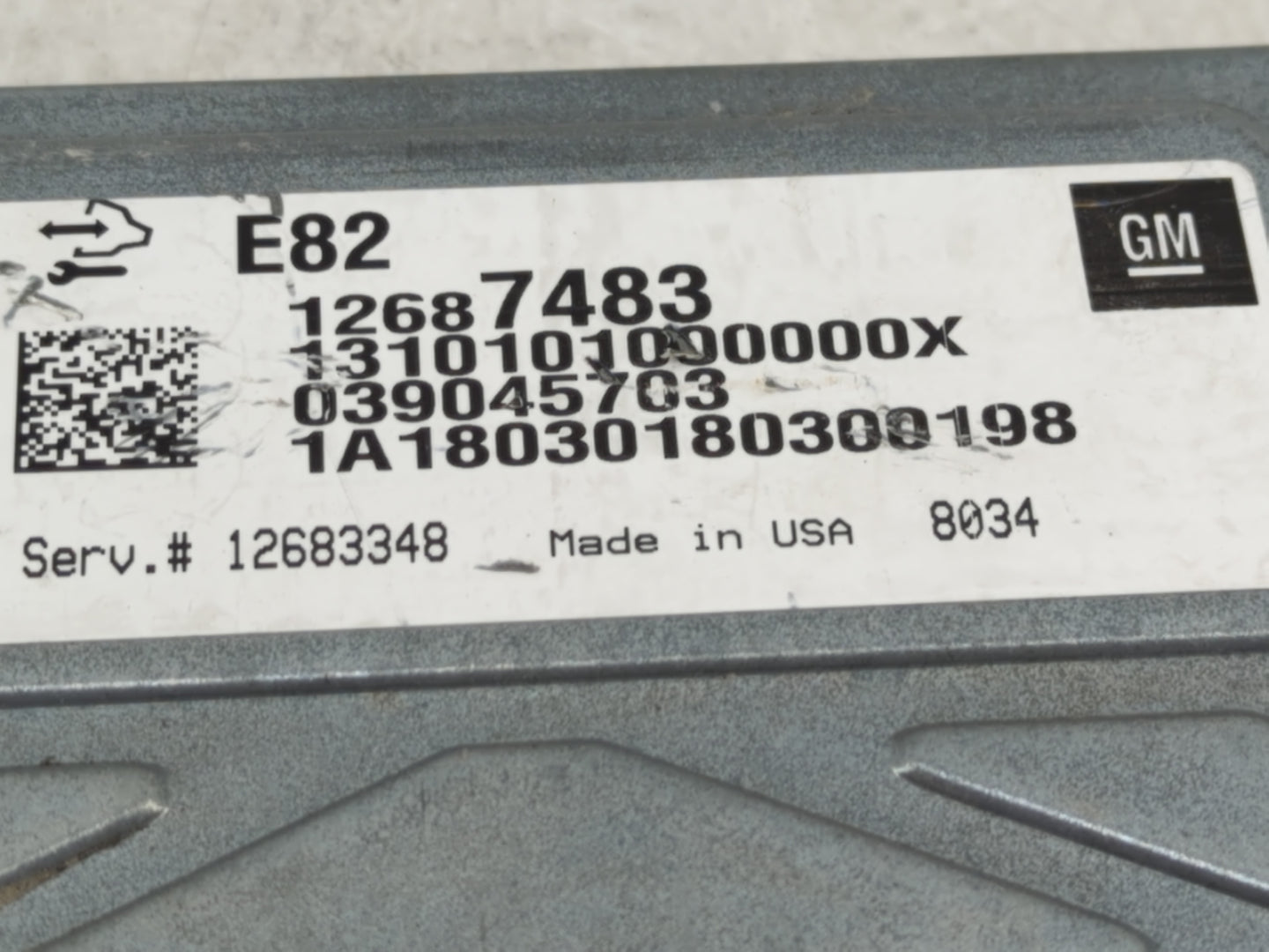 2017-2022 Gmc Acadia PCM Engine Control Computer ECU ECM PCU OEM P/N:12687483 Fits Fits 2016 2017 2018 2019 2020 2021 2022 O