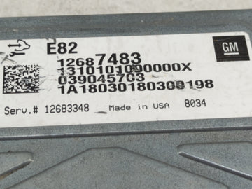 2017-2022 Gmc Acadia PCM Engine Control Computer ECU ECM PCU OEM P/N:12687483 Fits Fits 2016 2017 2018 2019 2020 2021 2022 OEM Used Auto Parts