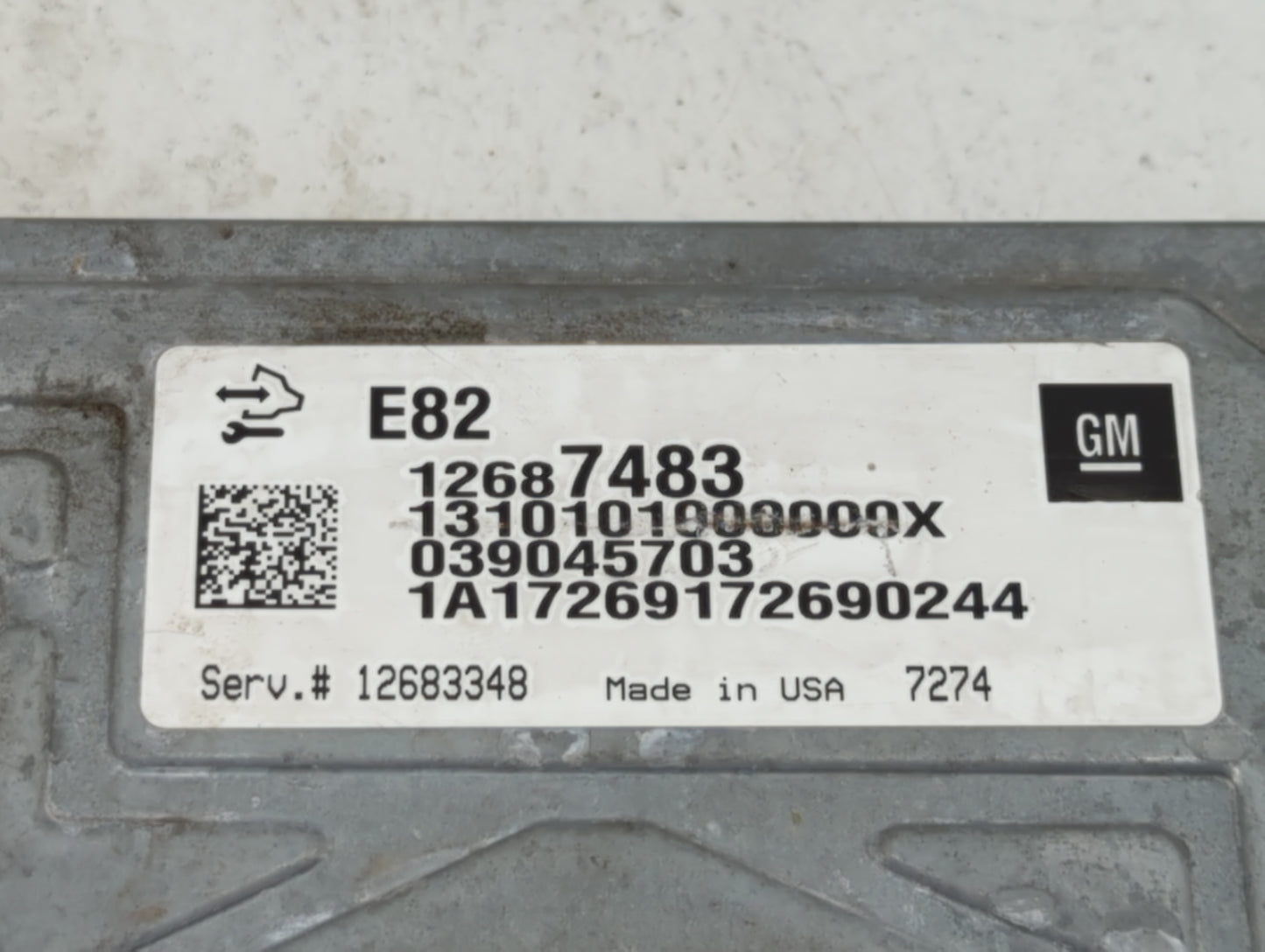 2017-2018 Gmc Acadia PCM Engine Control Computer ECU ECM PCU OEM P/N:12687483 12687296, 12697045 Fits Fits 2016 2017 2018 20