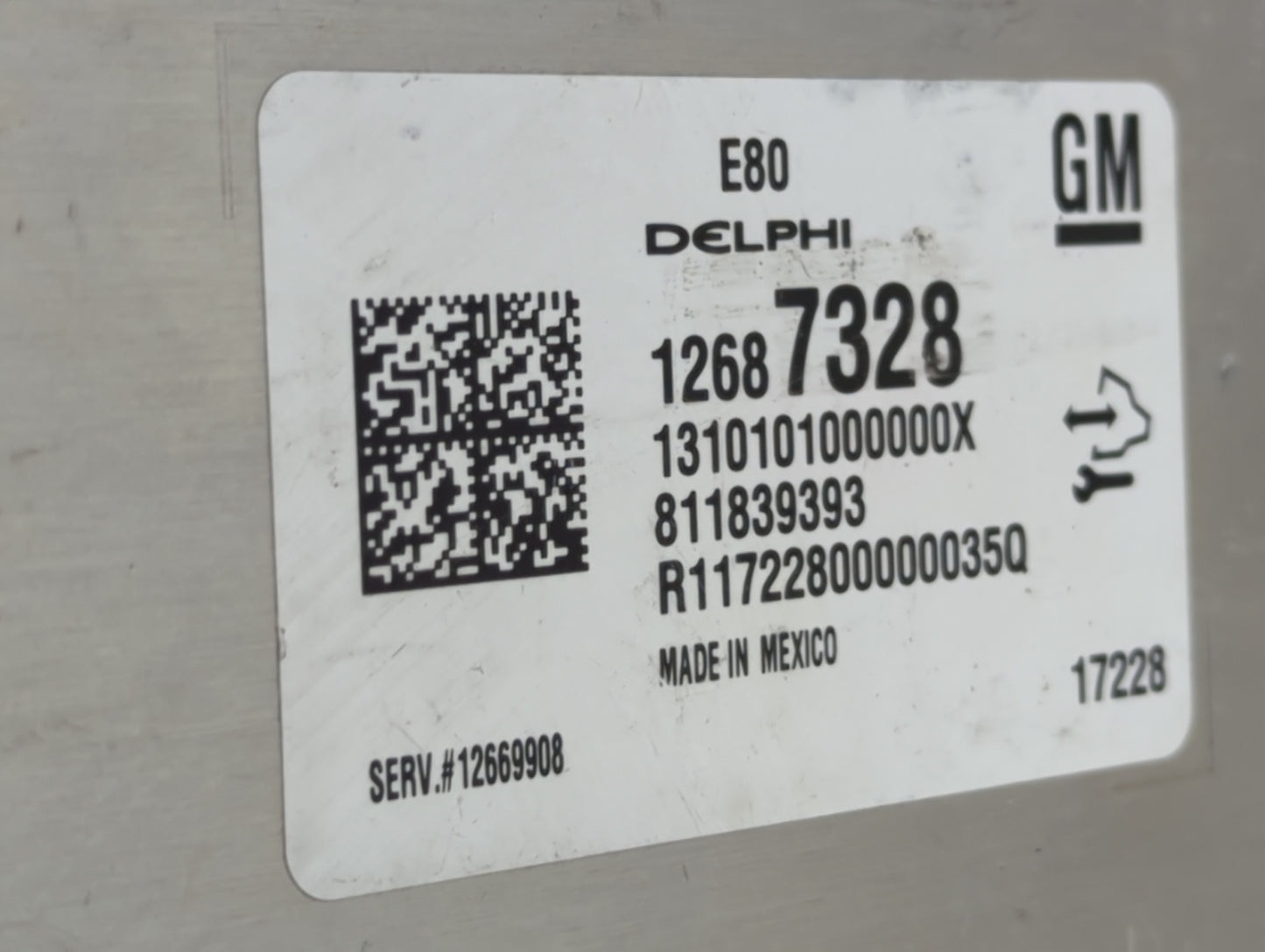 2017-2021 Gmc Acadia PCM Engine Control Computer ECU ECM PCU OEM P/N:12687328 Fits Fits 2017 2018 2019 2020 2021 2022 OEM Us