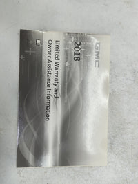 2018 Gmc Canyon Owners Manual Book Guide P/N:23396591 OEM Used Auto Parts - Oemusedautoparts1.com