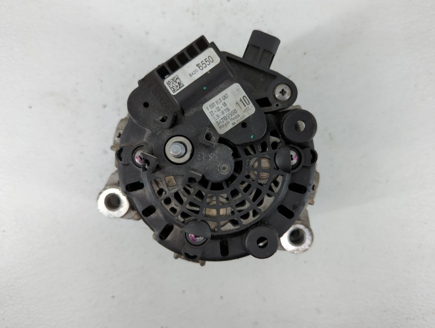 2017-2019 Gmc Savana 2500 Alternator Replacement Generator Charging Assembly Engine OEM P/N:84206550 Fits OEM Used Auto Part