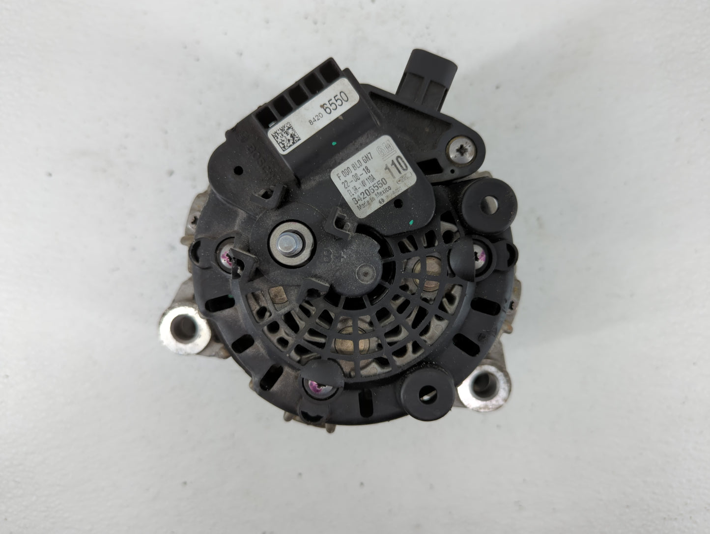 2017-2019 Gmc Savana 2500 Alternator Replacement Generator Charging Assembly Engine OEM P/N:84206550 Fits OEM Used Auto Part