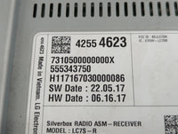 2018 Gmc Sierra 1500 Radio AM FM Cd Player Receiver Replacement P/N:42554623 Fits Fits 2019 OEM Used Auto Parts - Oemusedaut