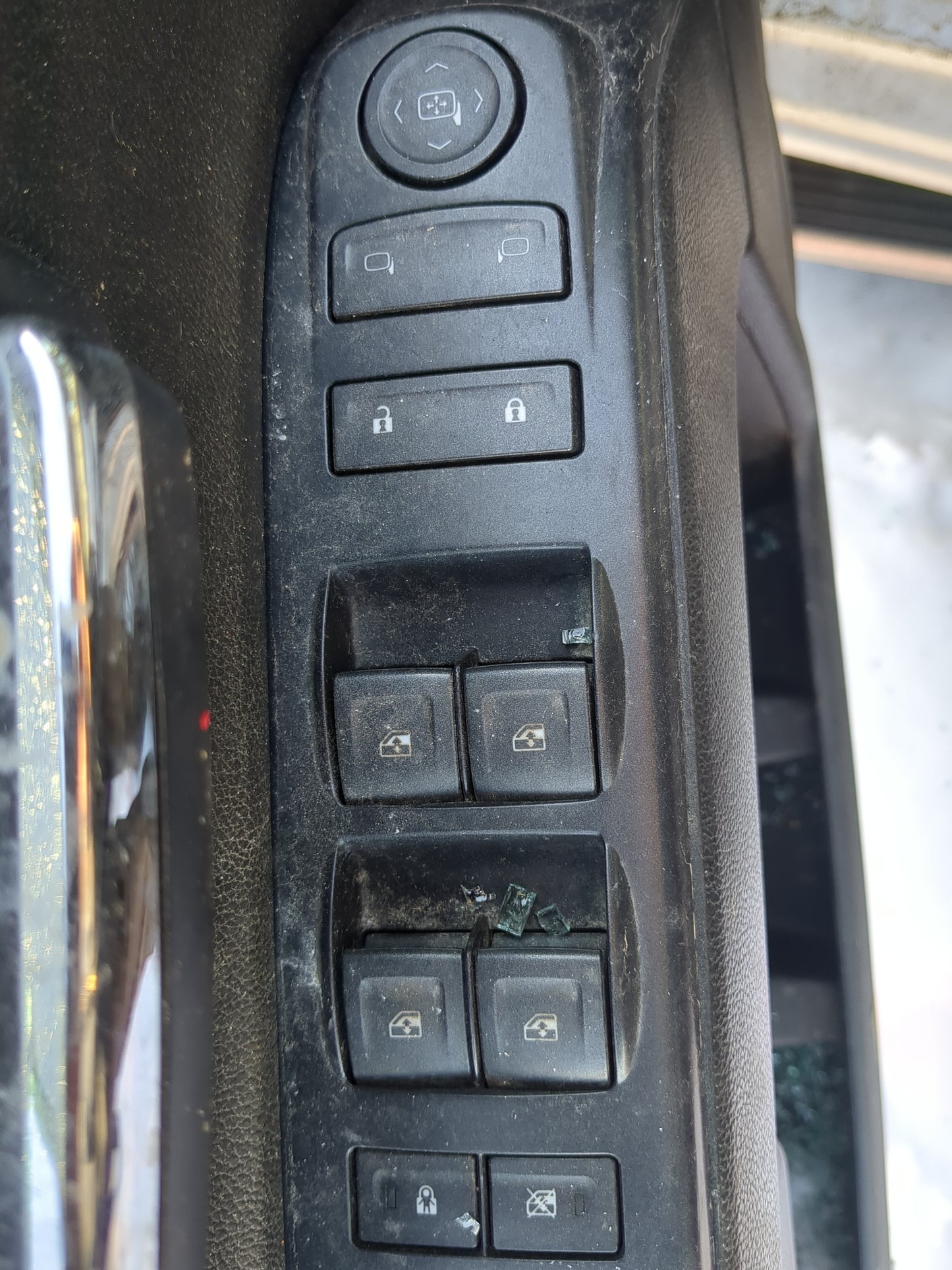 2014-2019 Gmc Sierra 1500 Master Power Window Switch Replacement Driver Side Left Fits OEM Used Auto Parts - Oemusedautopart
