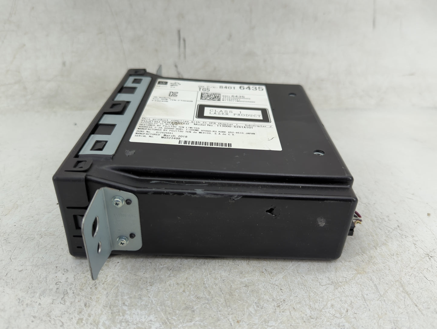 2017-2018 Gmc Sierra 1500 Radio AM FM Cd Player Receiver Replacement P/N:84016435 Fits Fits 2016 2017 2018 2019 OEM Used Aut