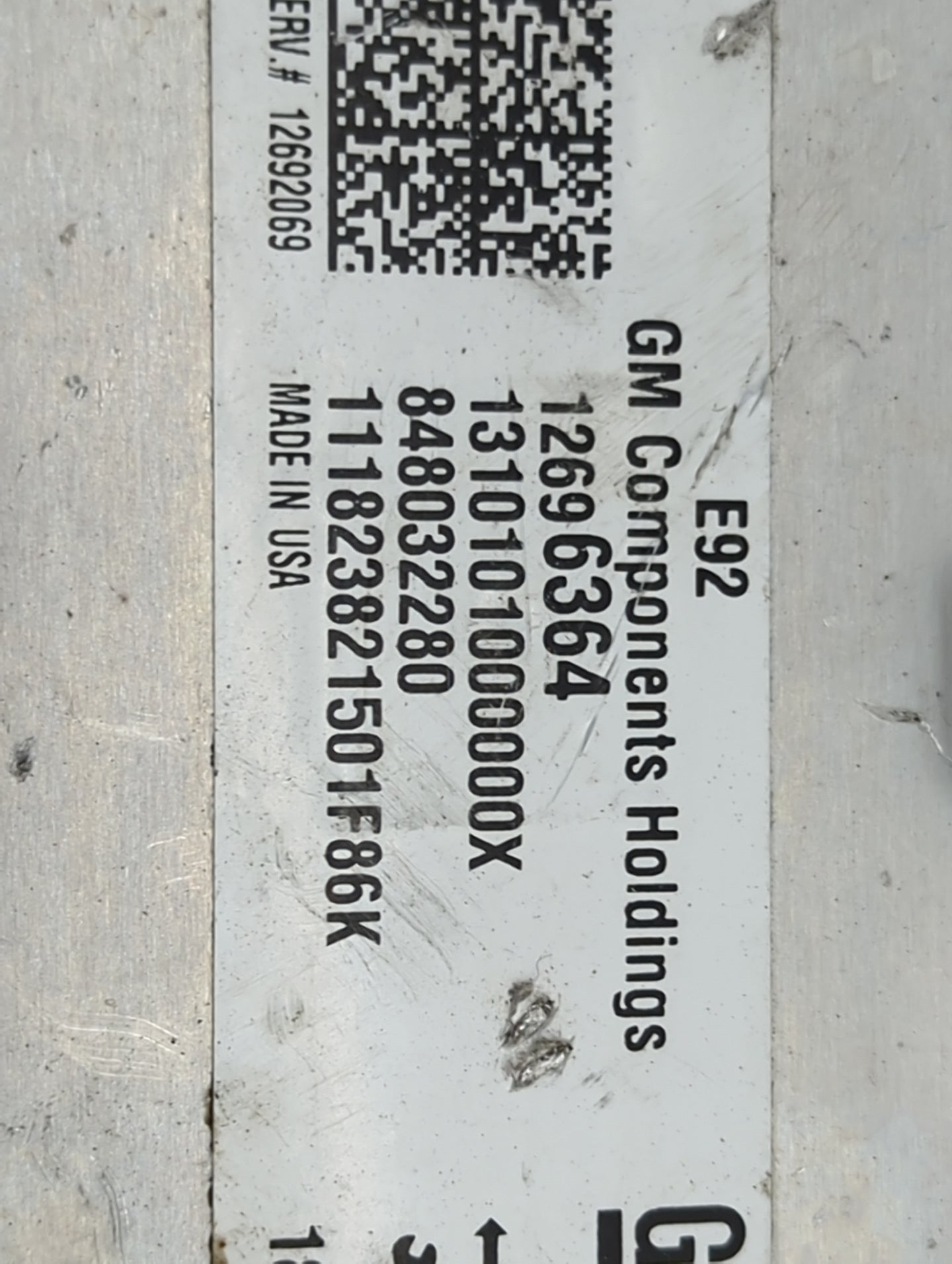 2018 Gmc Sierra 1500 PCM Engine Control Computer ECU ECM PCU OEM P/N:12696364 13101010000X, 84803Z280 Fits Fits 2019 OEM Use