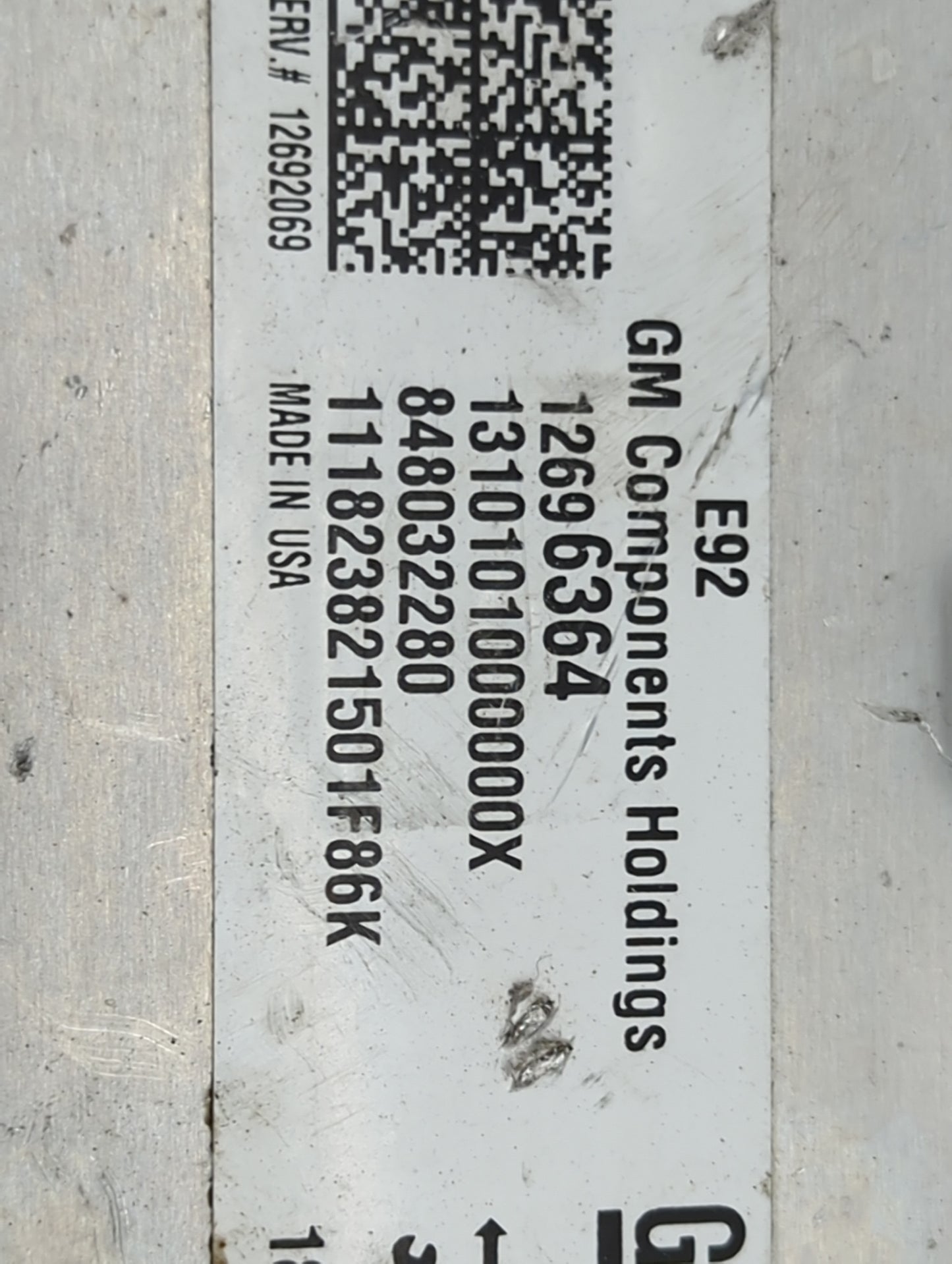 2018 Gmc Sierra 1500 PCM Engine Control Computer ECU ECM PCU OEM P/N:12696364 13101010000X, 84803Z280 Fits Fits 2019 OEM Use