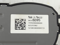 2017-2019 Gmc Sierra 1500 Climate Control Module Temperature AC/Heater Replacement P/N:84199205 815372982 Fits OEM Used Auto