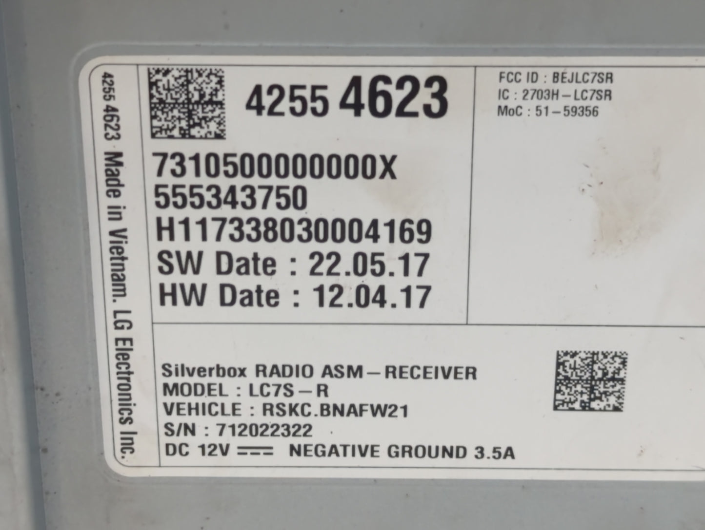 2018-2018 Gmc Sierra 1500 Am Fm Cd Player Radio Receiver - Oemusedautoparts1.com