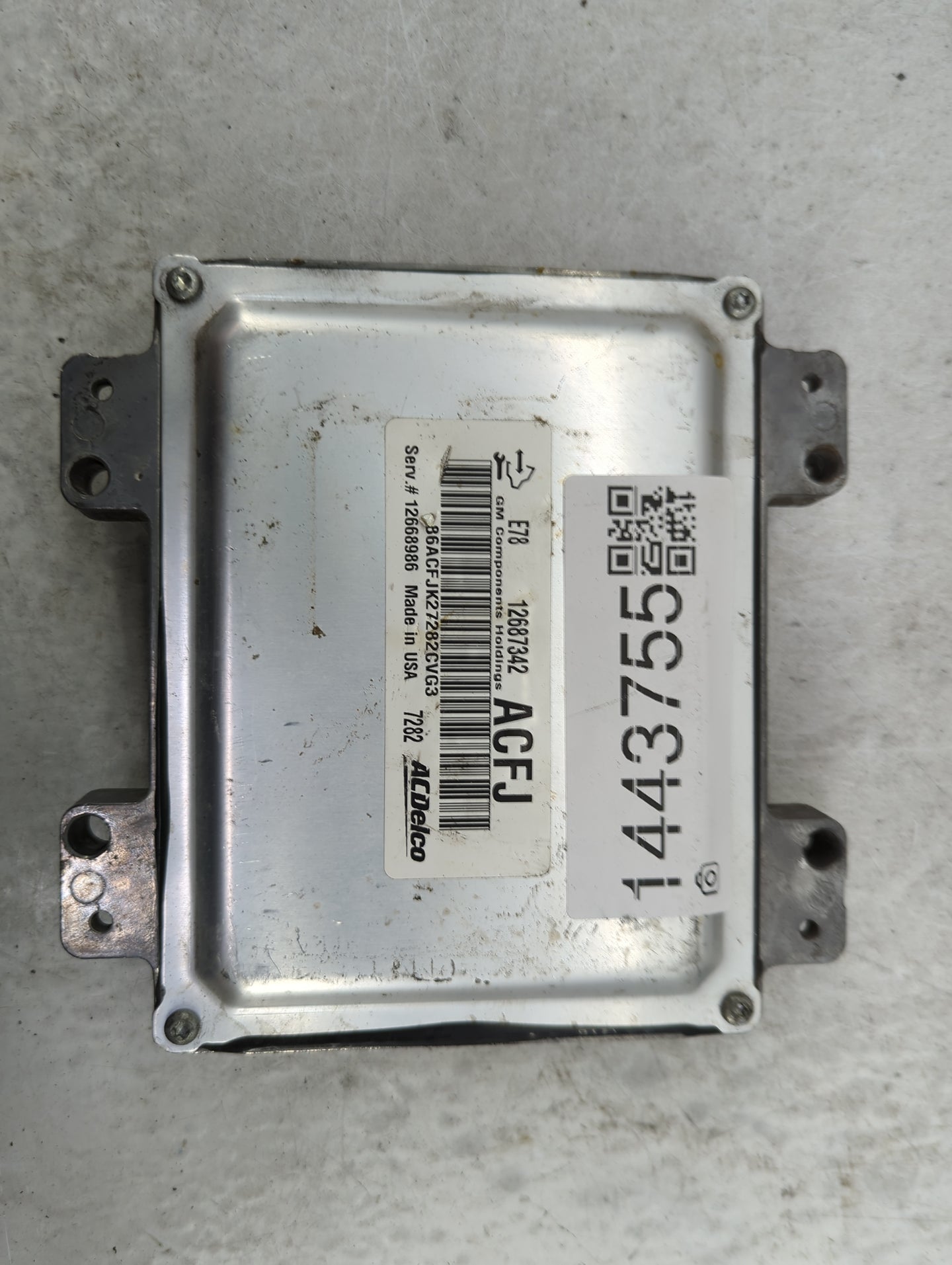 2017-2019 Gmc Sierra 2500 PCM Engine Control Computer ECU ECM PCU OEM P/N:12687342 12668986 Fits Fits 2017 2018 2019 2020 20