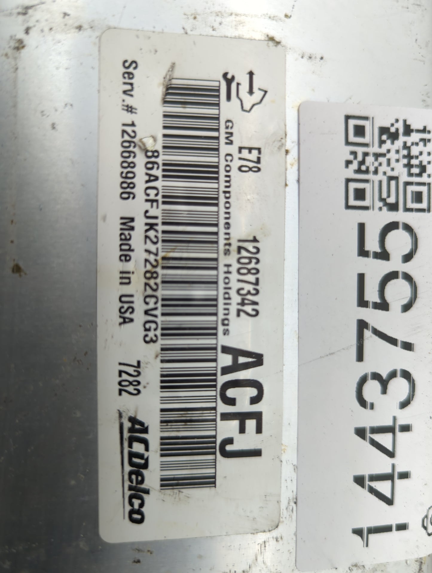 2017-2019 Gmc Sierra 2500 PCM Engine Control Computer ECU ECM PCU OEM P/N:12687342 12668986 Fits Fits 2017 2018 2019 2020 20