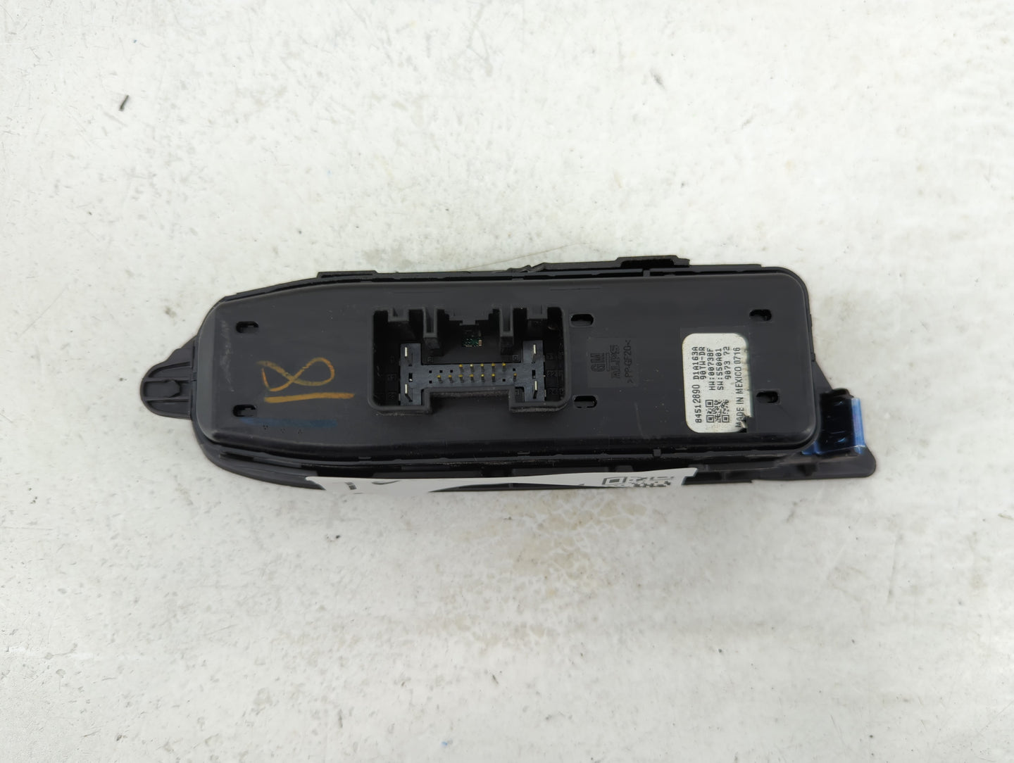 2018 Gmc Terrain Master Power Window Switch Replacement Driver Side Left P/N:84512890 Fits Fits 2016 2017 2019 2020 2021 202