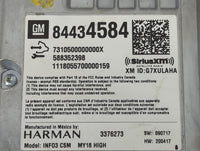 2018 Gmc Terrain Radio AM FM Cd Player Receiver Replacement P/N:84434584 Fits Fits 2019 OEM Used Auto Parts - Oemusedautopar