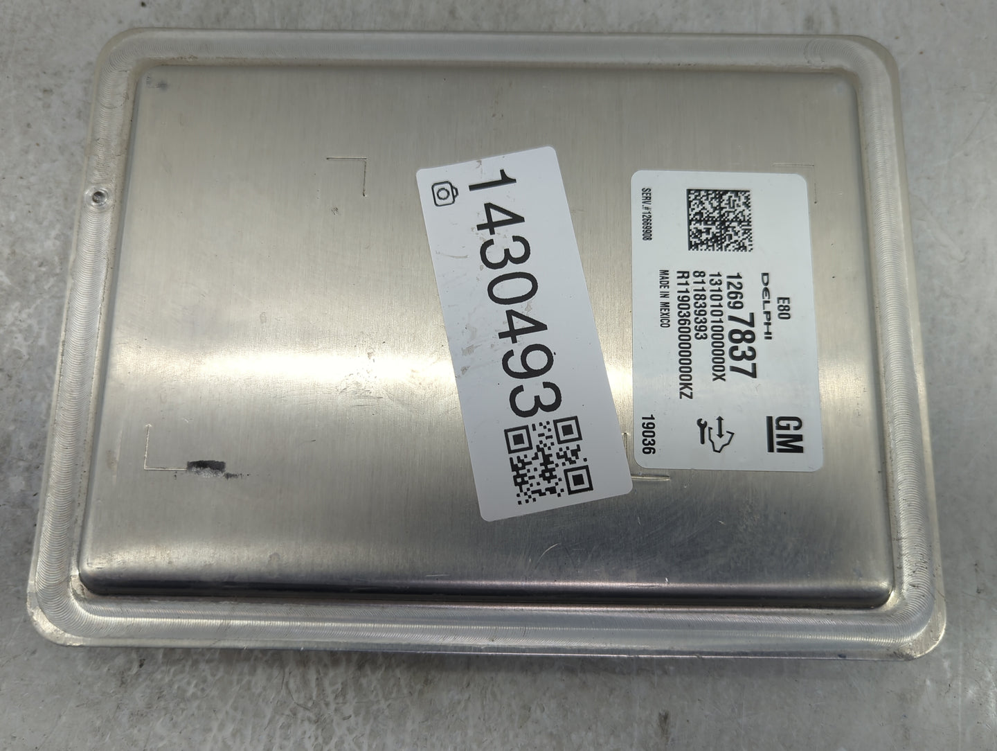 2018-2020 Gmc Terrain PCM Engine Control Computer ECU ECM PCU OEM P/N:811839393 12697837 Fits Fits 2017 2018 2019 2020 2021 