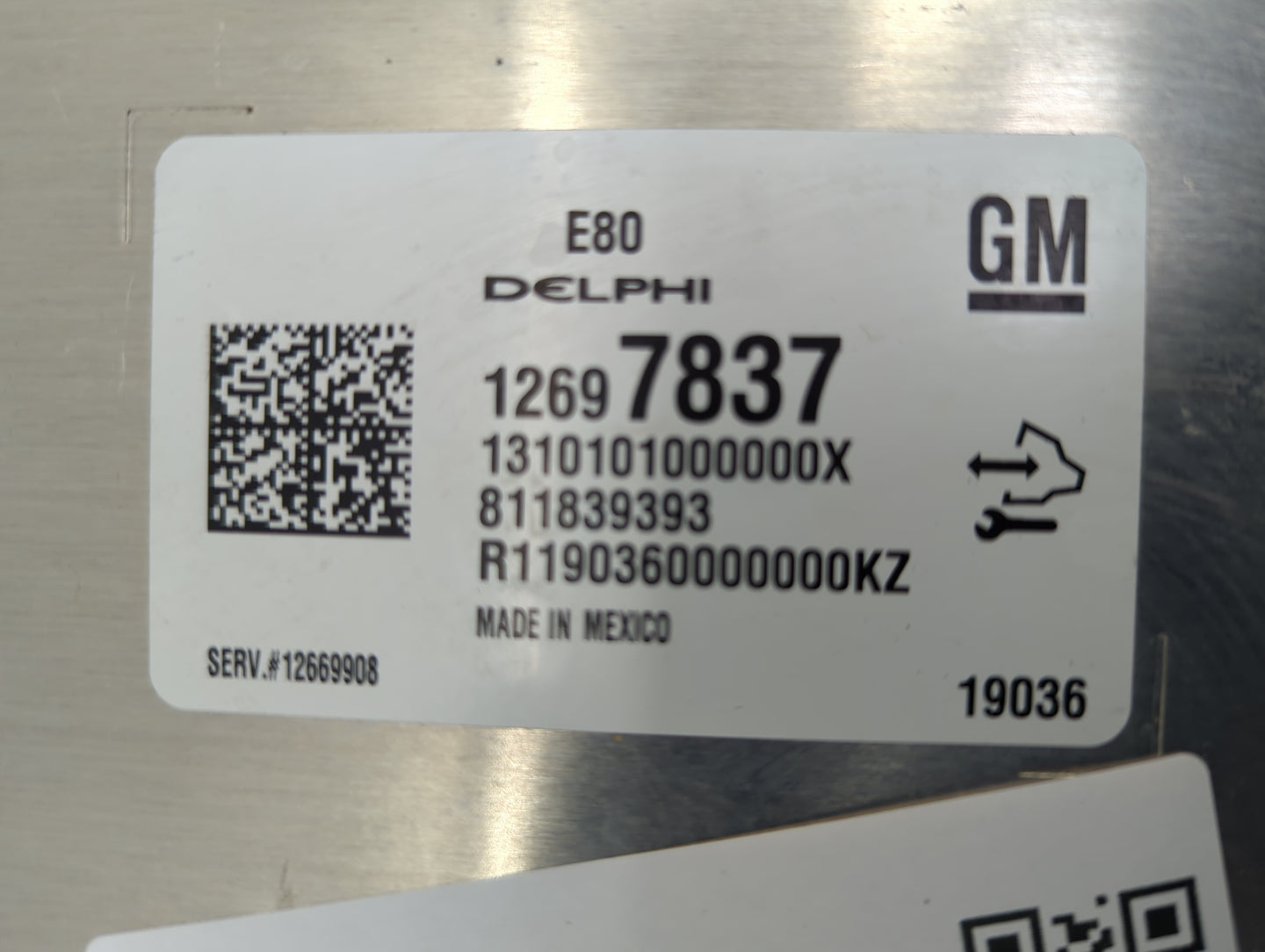 2018-2020 Gmc Terrain PCM Engine Control Computer ECU ECM PCU OEM P/N:811839393 12697837 Fits Fits 2017 2018 2019 2020 2021 