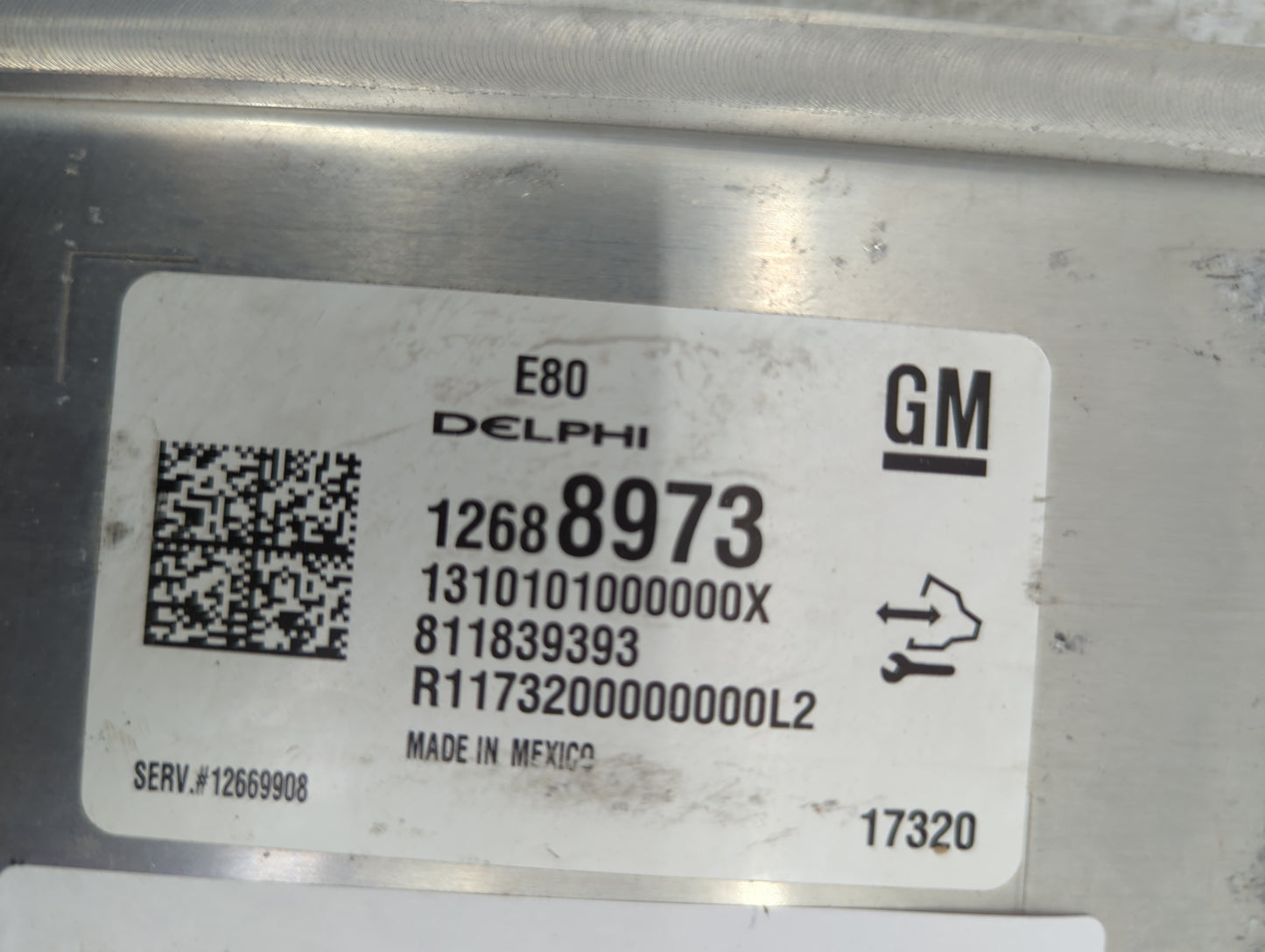 2018-2020 Gmc Terrain PCM Engine Control Computer ECU ECM PCU OEM P/N:12688973 12669908 Fits Fits 2017 2018 2019 2020 2021 2
