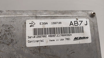 2017 Gmc Terrain PCM Engine Control Computer ECU ECM PCU OEM P/N:12667189 12670801, 12694743, 12666070 Fits Fits 2018 2019 2020 OEM Used Auto Parts