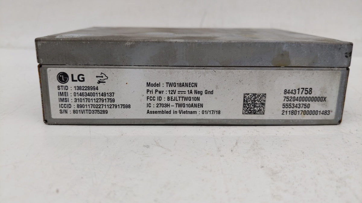 2018-2019 Gmc Terrain Chassis Control Module Ccm Bcm Body Control 192723 - Oemusedautoparts1.com