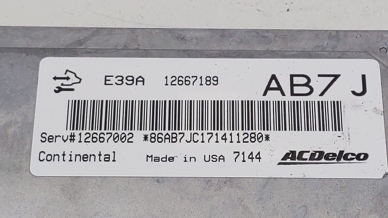 2017 Gmc Terrain PCM Engine Control Computer ECU ECM PCU OEM P/N:12666068 12667002, 12666070, 12667189 Fits Fits 2018 2019 2