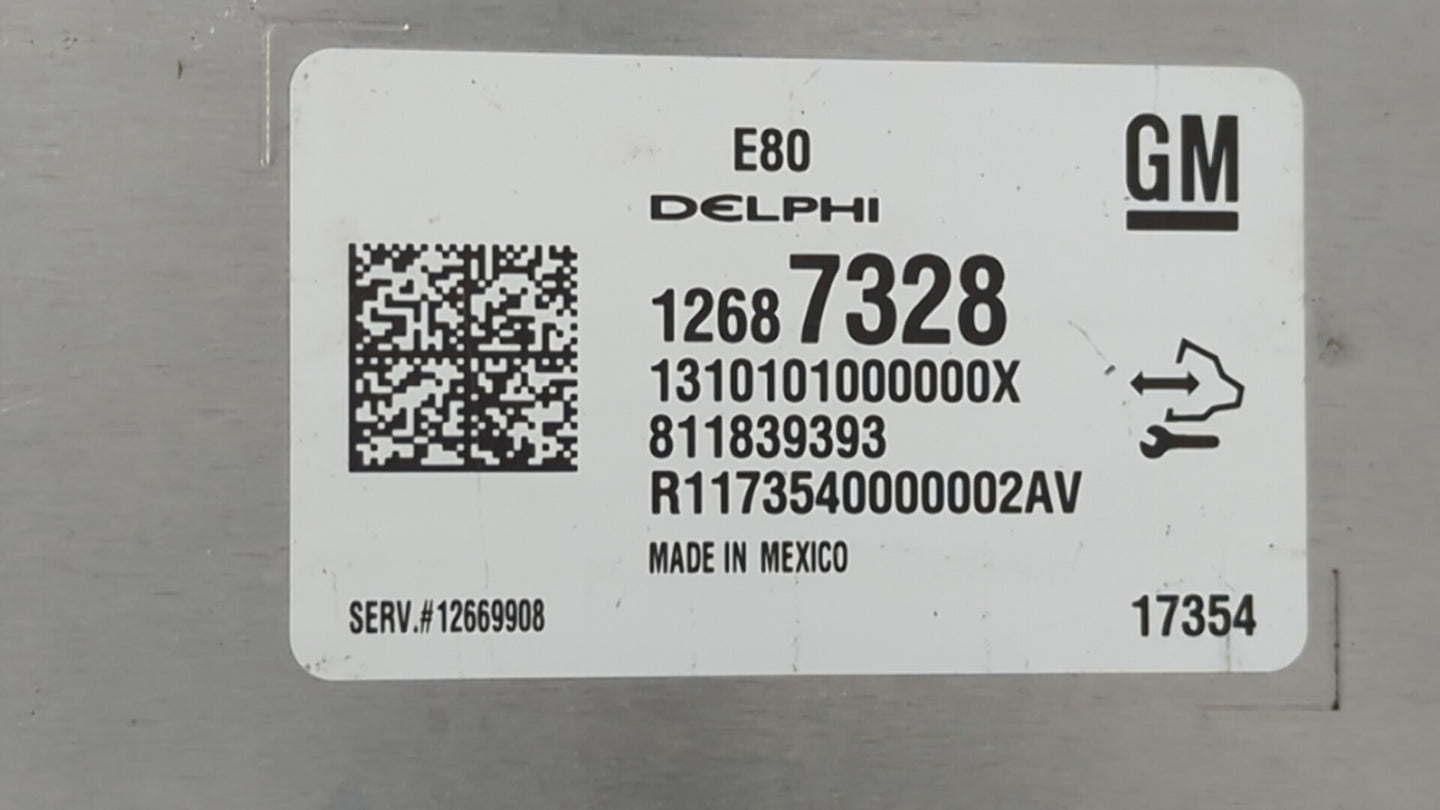 2018 Gmc Terrain PCM Engine Control Computer ECU ECM PCU OEM P/N:12687467 12696201, 12692038, 12676683 Fits Fits 2017 2019 O