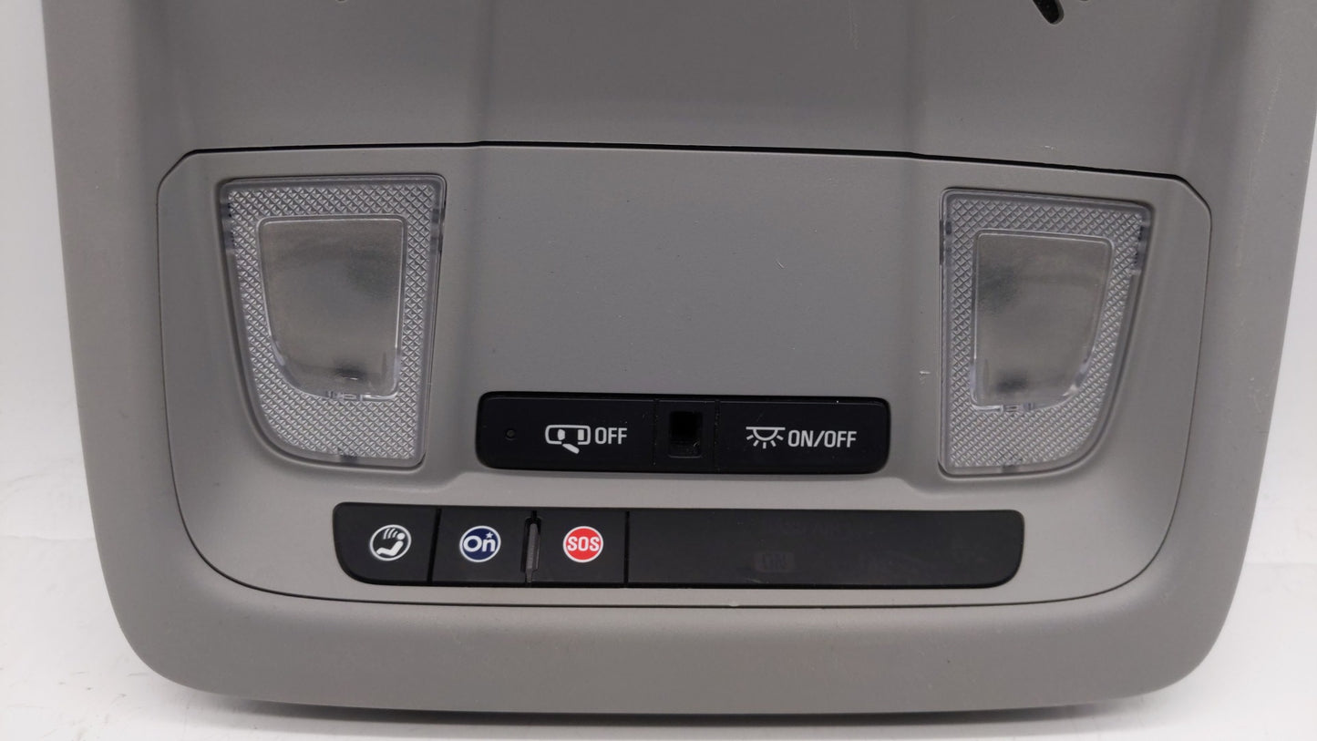 2018 Gmc Terrain Overhead Roof Console 304671 - Oemusedautoparts1.com