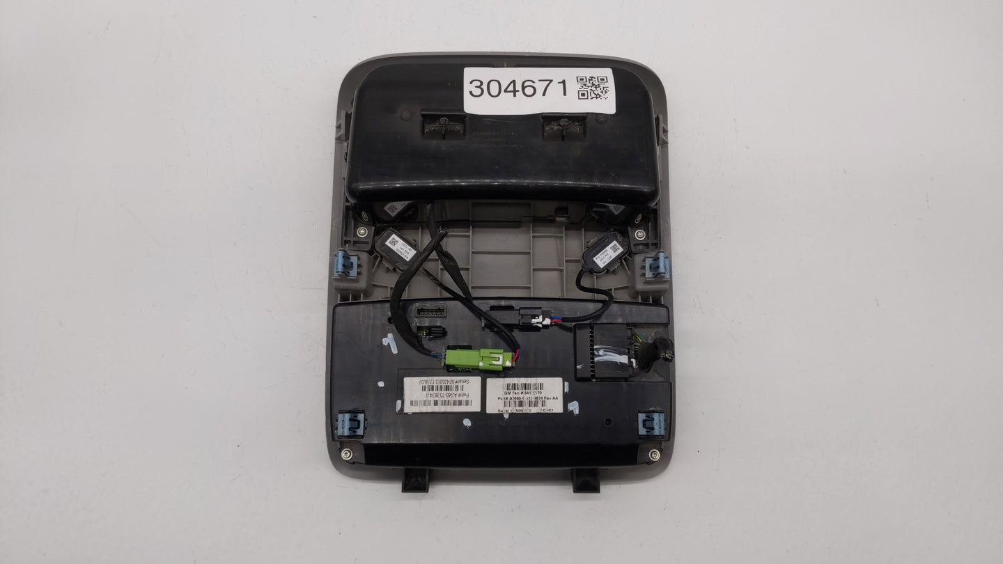2018 Gmc Terrain Overhead Roof Console 304671 - Oemusedautoparts1.com